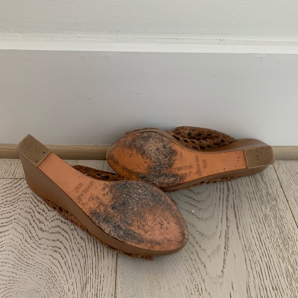 Mark + James Brown Woven Wedges - Picture 6 of 6